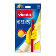Рукавички латексні VILEDA Super Grip надміцні р. L 1 пар/уп. жовті